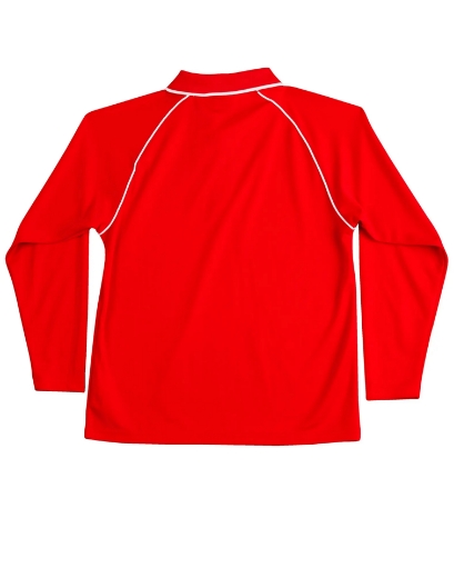 Picture of Winning Spirit, Childrens Cooldry Raglan L/S Polo